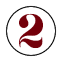 The number "2"