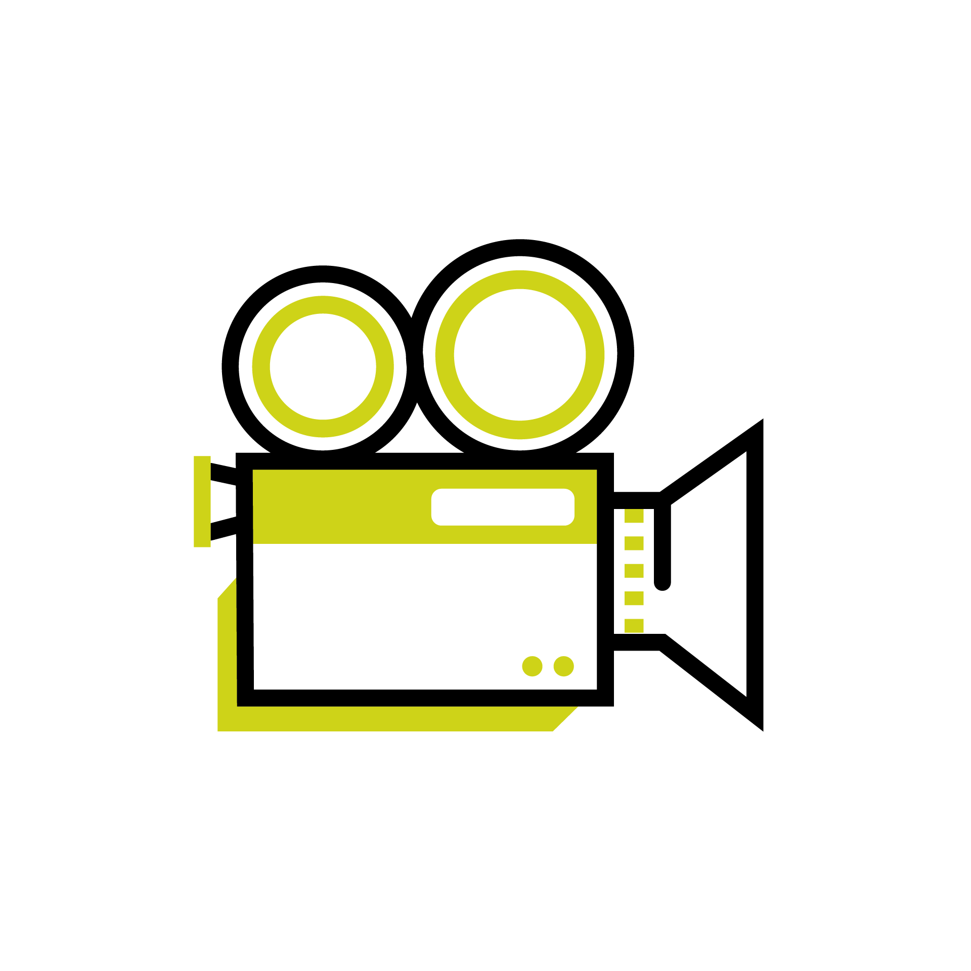 Movie camera icon
